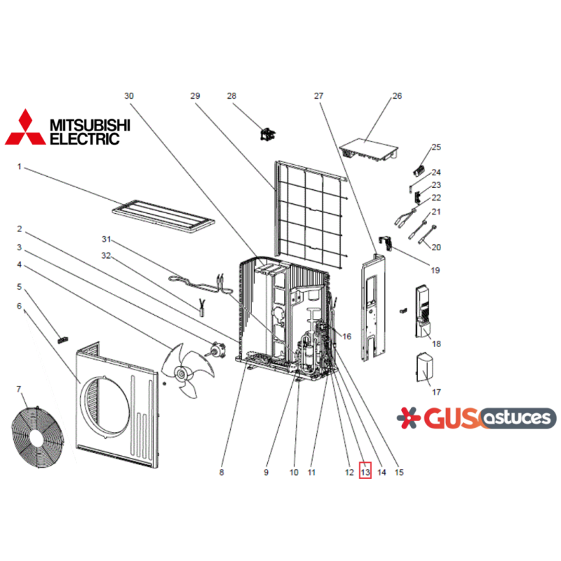 Soupape E22851640 Mitsubishi