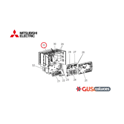 Carte de puissance T7WE87313 Mitsubishi