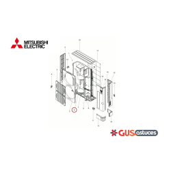 Support moteur R01E48130 Mitsubishi