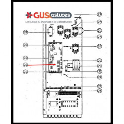 Platine de contrôle 5004208 Daikin