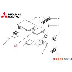 Platine E22A47440 Mitsubishi