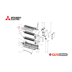 Volet M21L4V040 Mitsubishi