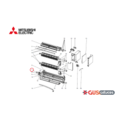 Moteur de balayage M21L5V306 Mitsubishi