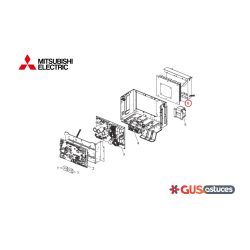 Dissipateur de chaleur R01A10371 Mitsubishi