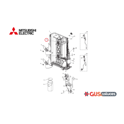 Moteur ventilateur R01F09221 Mitsubishi