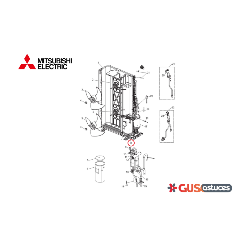 Compresseur T974A0002 Mitsubishi