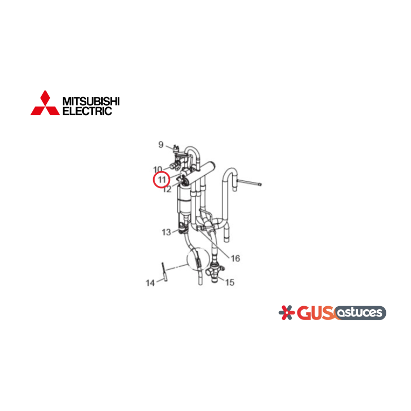 Bobine électrovanne T7WS02242 Mitsubishi