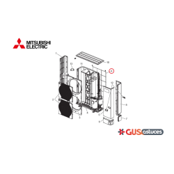 Protection arrière R01E07698 Mitsubishi