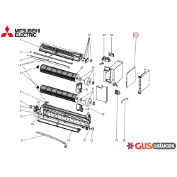 Platine de contrôle T2W2L0450 Mitsubishi