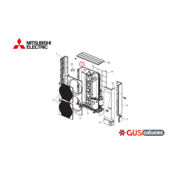 Support moteur R01E62130 Mitsubishi