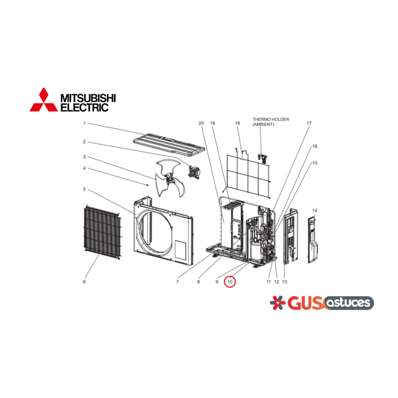 Compresseur E2286F900 Mitsubishi