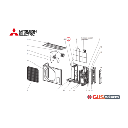 Support moteur E2296B515 Mitsubishi