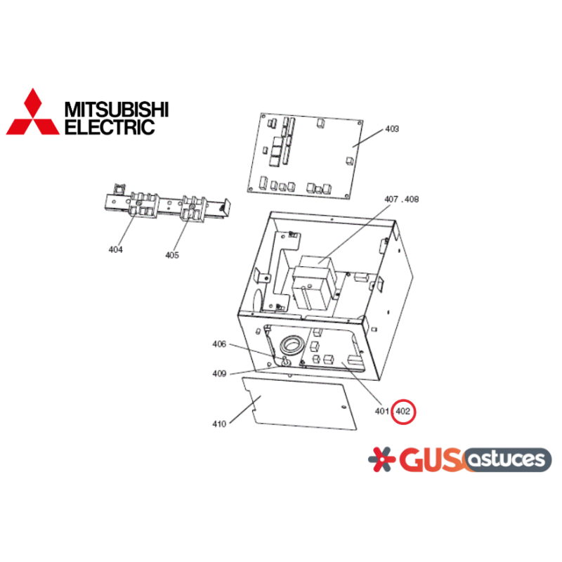 Platine S70K40313H Mitsubishi