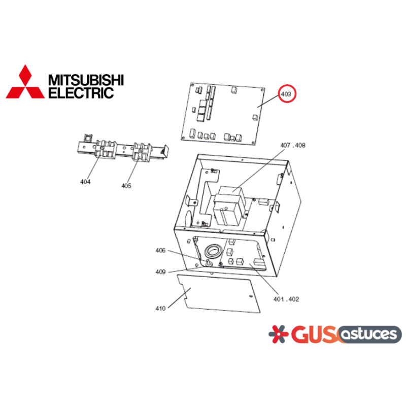 Platine S70K45310 Mitsubishi