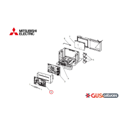 Carte de contrôle T7WW00315 Mitsubishi