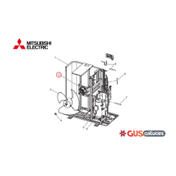 Moteur ventilateur R01C01221 Mitsubishi