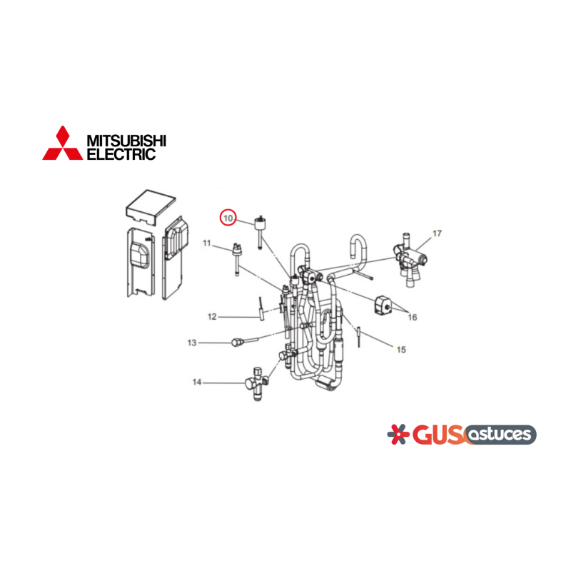 Capteur HP R01E14208 Mitsubishi