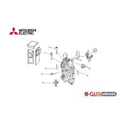 Vanne d'inversion T7WE10403 Mitsubishi