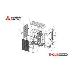 Panneau avant T7WE26668 Mitsubishi