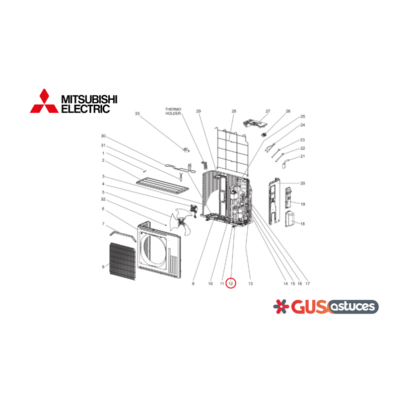 Compresseur E2763M900 Mitsubishi