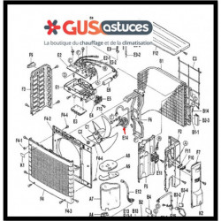 Moteur de ventilation 1438475 Daikin