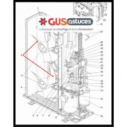 Hélice R01E12115 Mitsubishi