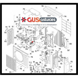 Bornier de liaison électrique 1749625 Daikin