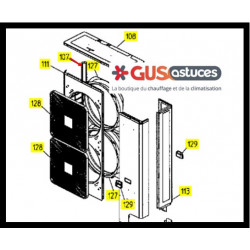 Support tôle gauche 5006332 Daikin