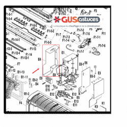 Capot en tôle 1840009 Daikin