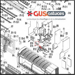 Fixation câble 0812847 Daikin