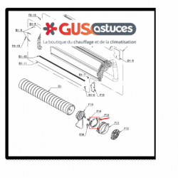 Bague caoutchouc 5021302 Daikin