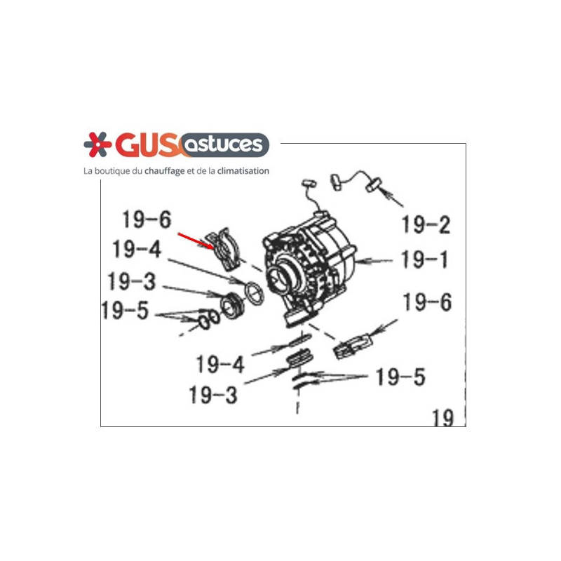 Fixation 5018121 Daikin