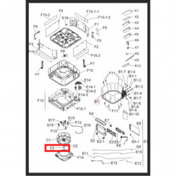 Ecrou fixation turbine 082008J Daikin