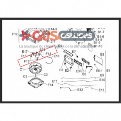 Ecrou de fixation moteur 054199J Daikin