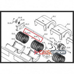 Vis fixation turbine 011582J Daikin