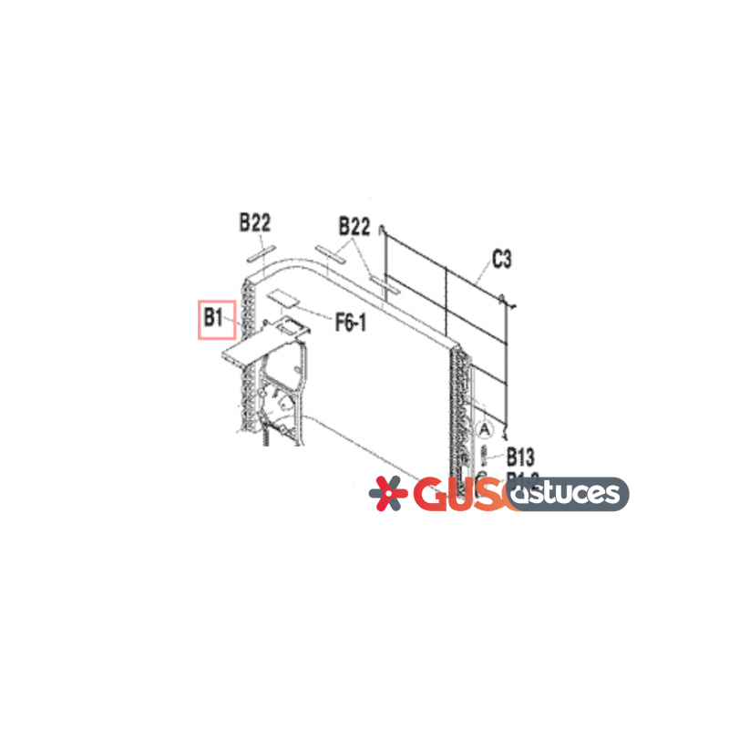 Condenseur 1844188 Daikin