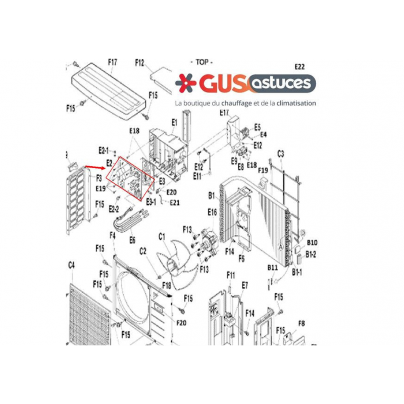 Platine 4015112 Daikin