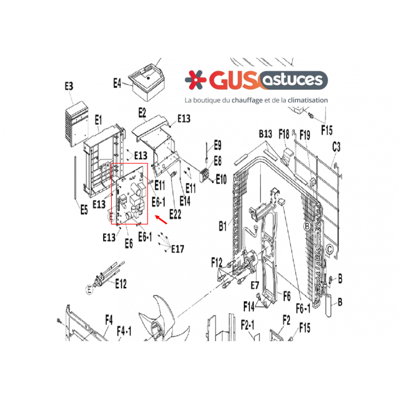 Platine 5020234 Daikin