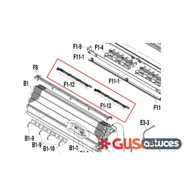 Ensemble garde de ventilation 5008221 Daikin