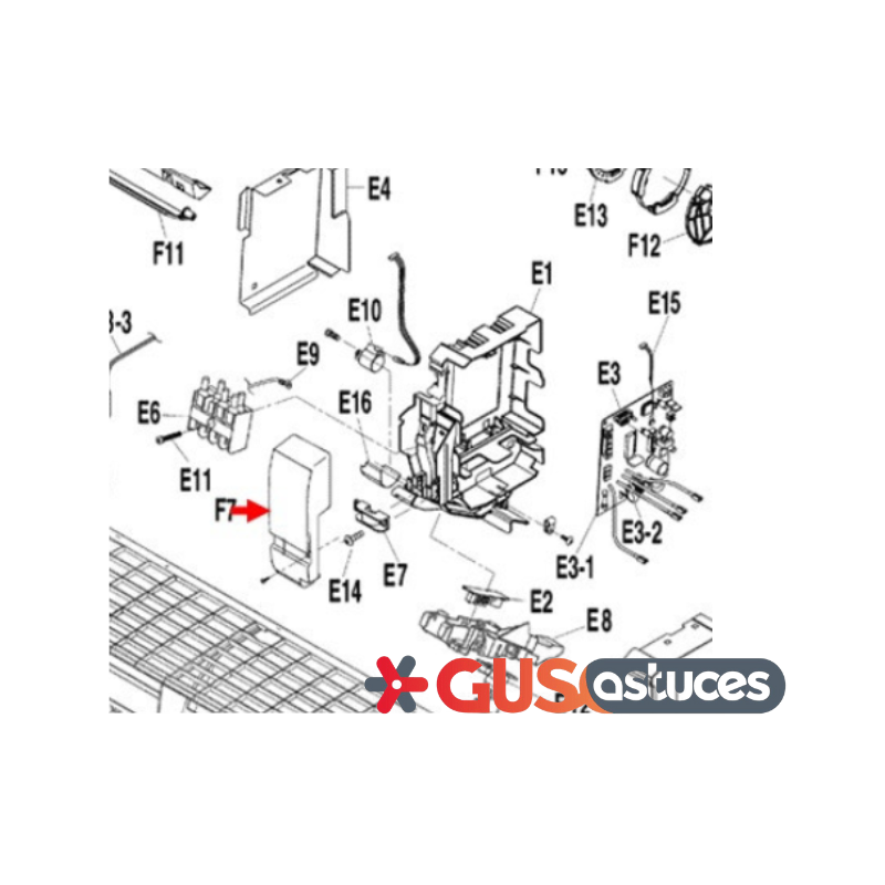 Couvercle boitier électrique 5008270 Daikin