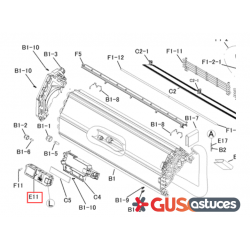 Boitier contrôle filtration 5016531 Daikin