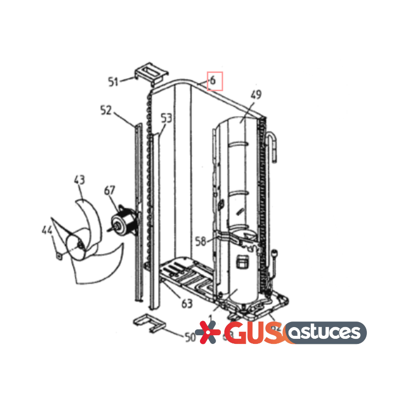 Condenseur 218075P Daikin