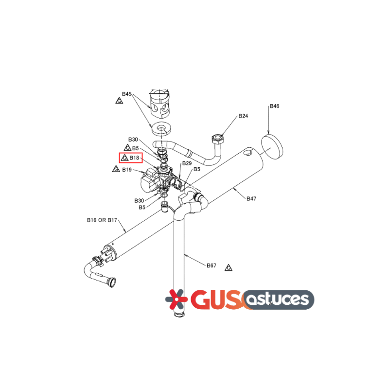 Accessoire 3 voies 5017436 Daikin