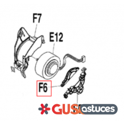 Tôle support moteur 1840410 Daikin