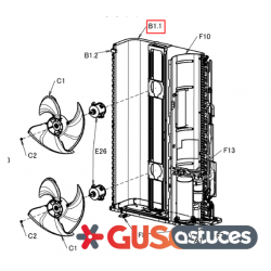 Echangeur à air 5016377 Daikin