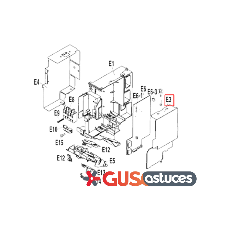 Tôle box électrique 5010318 Daikin