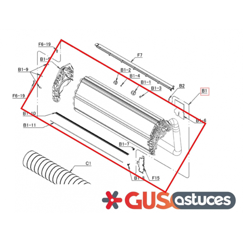 Echangeur à air 5021207 Daikin