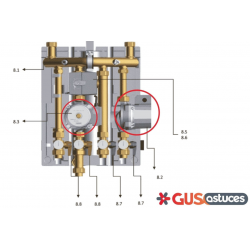 Circulateur pour Kit Bizone 5038191 Daikin