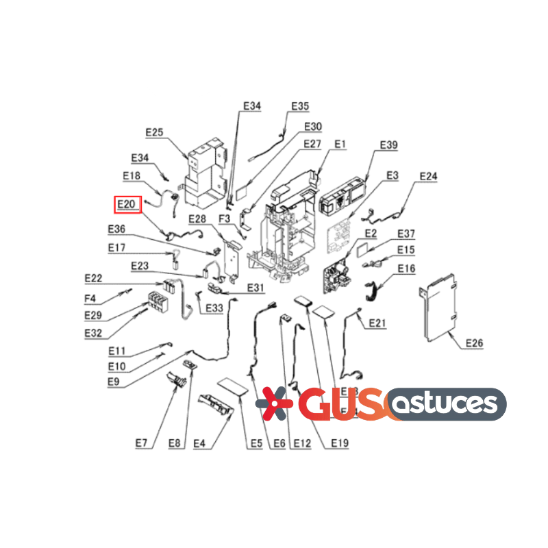 Câble moteur 5021240 Daikin