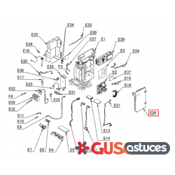 Couvercle droit 5021246 Daikin